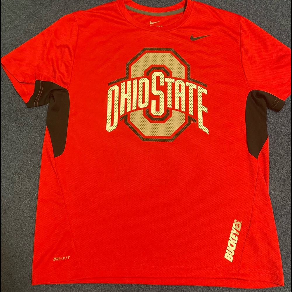 Nike Ohio State Dri-Fit NWOT XL short sleeve